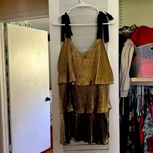 Show Me your mumu gold dress